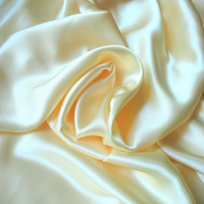  This A Touch of Satin pillowcase is made from ivory charmeuse satin with French seams, washable and dryer safe.